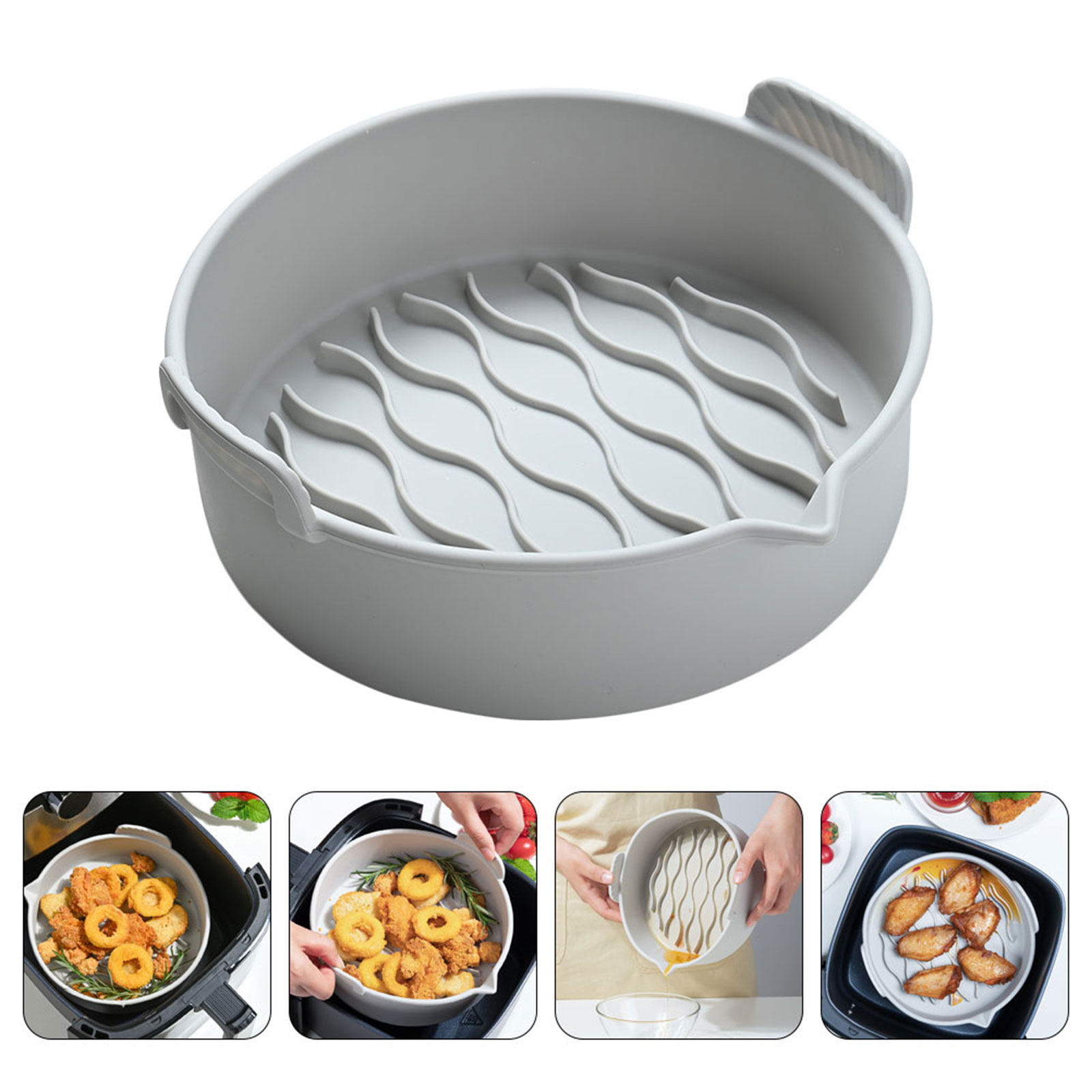 Household Air Fryer Silicone L - Air Fryer recension och pris