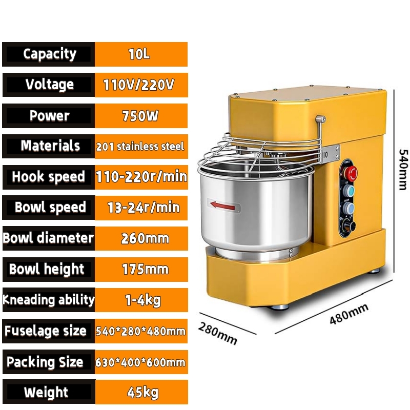 New Industrial Spiral Dough Mi - Stand Mixer recension och pris