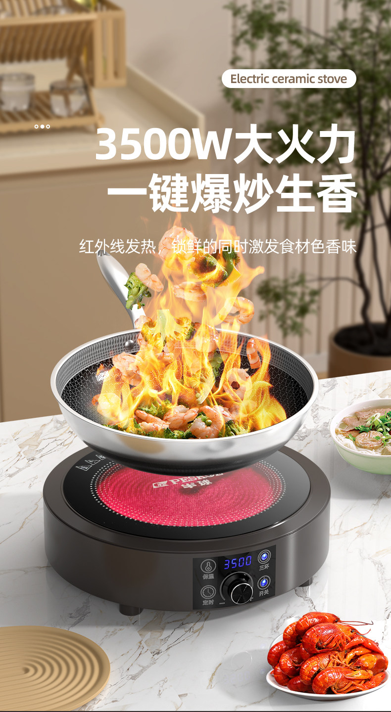Single Zone Ceramic Cooktop Po - Induction Cooktop Portable recension och pris