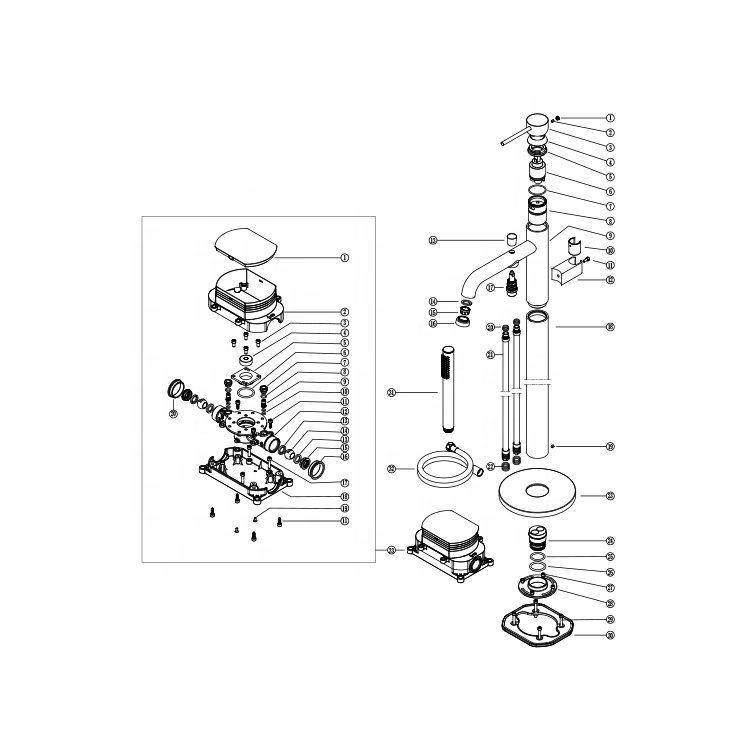 Gold Minimalist Bathroom Showe - Stand Mixer recension och pris