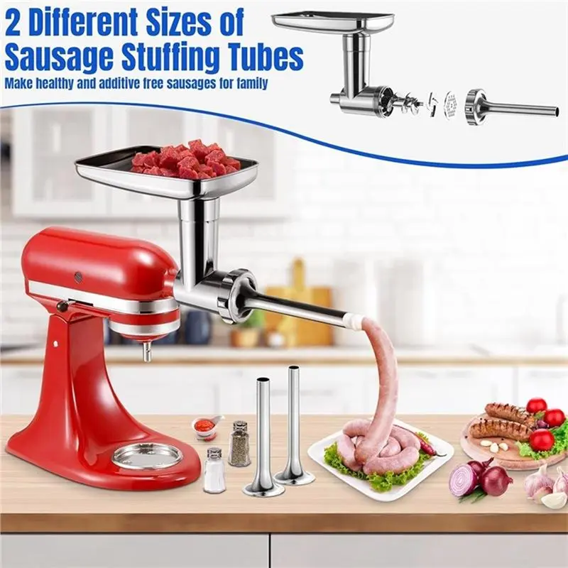 Stainless Steel Grinder Attach - Stand Mixer recension och pris