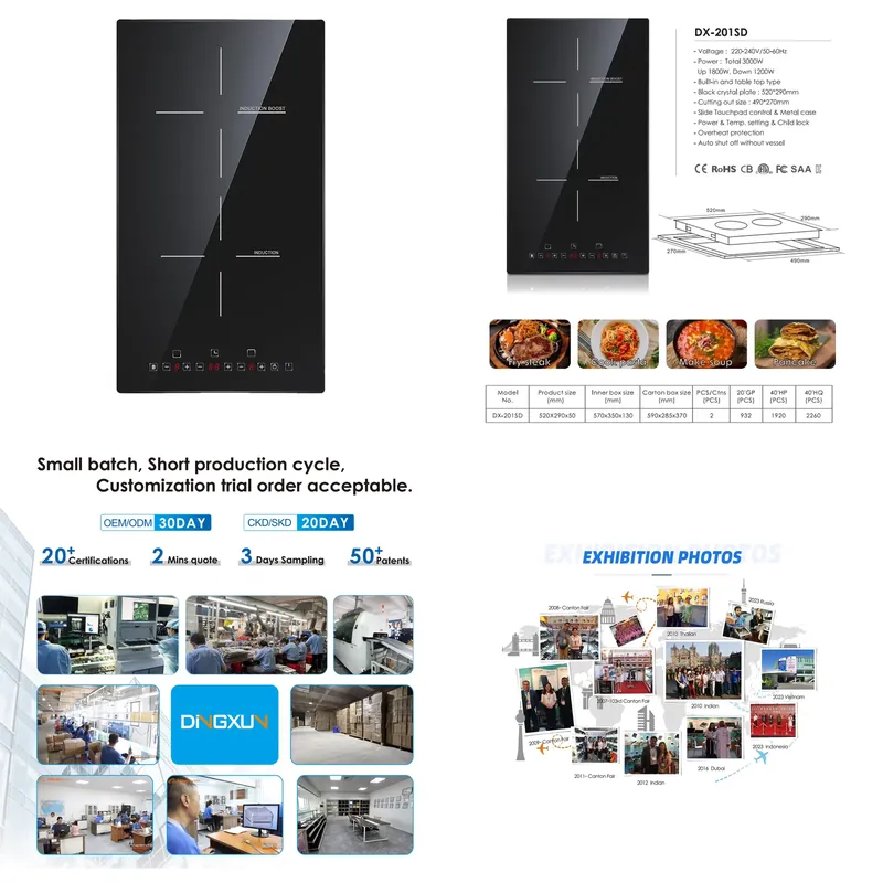High Efficiency 2-Burner Elect - Induction Cooker recension och pris