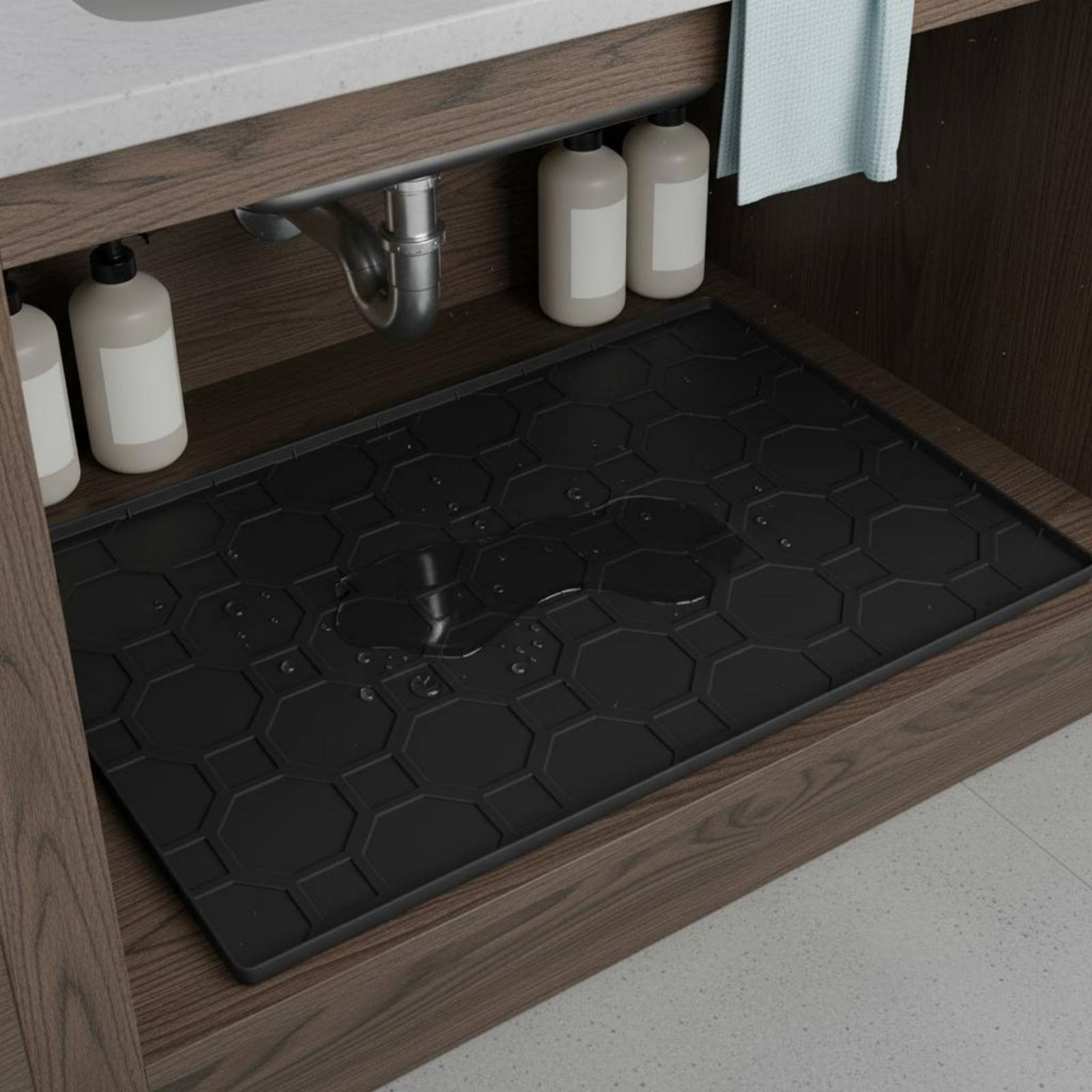 Waterproof Under Sink Mat Easy - Kitchen Appliances Cabinet recension och pris
