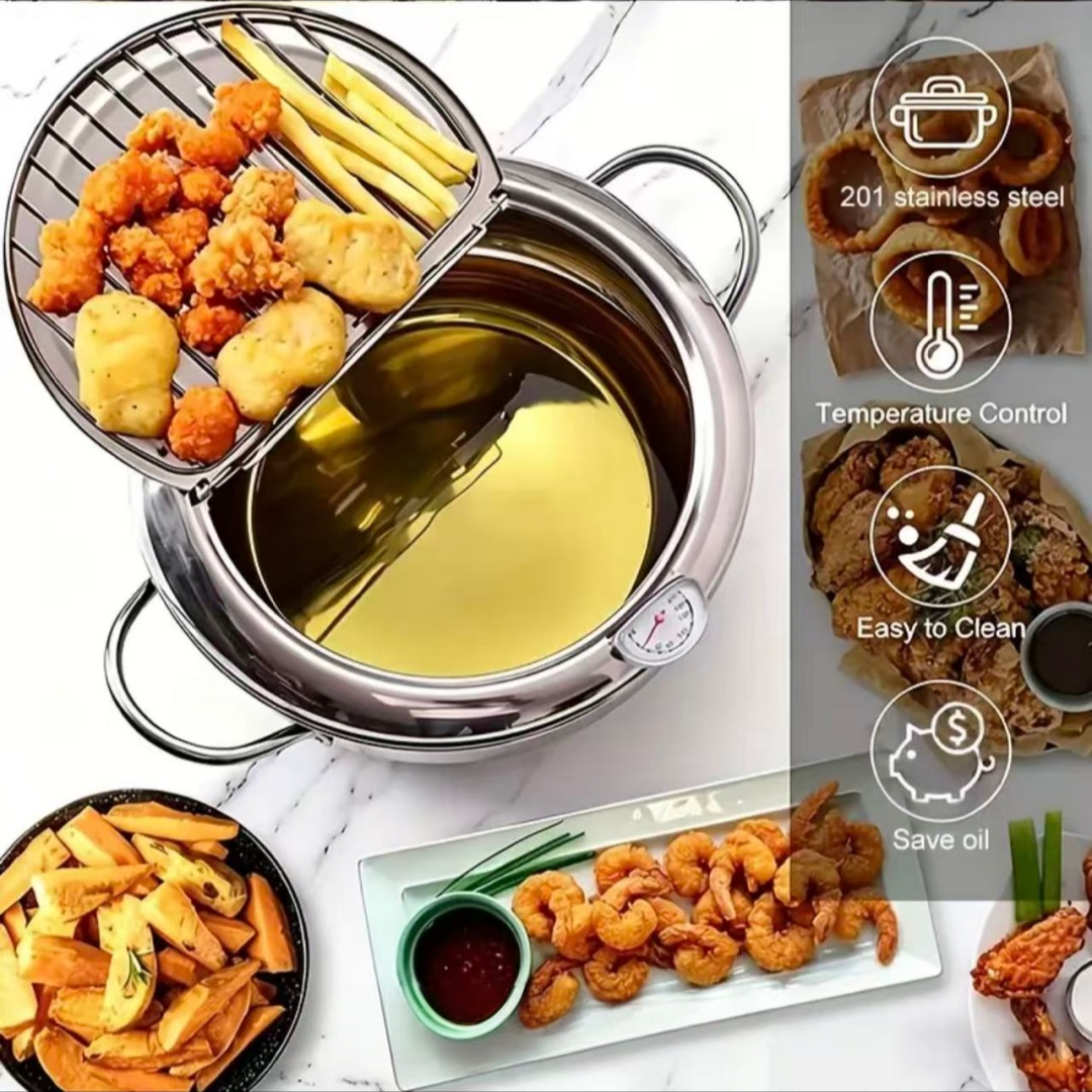 Stainless Steel Frying Pan wit - Induction Cooker recension och pris