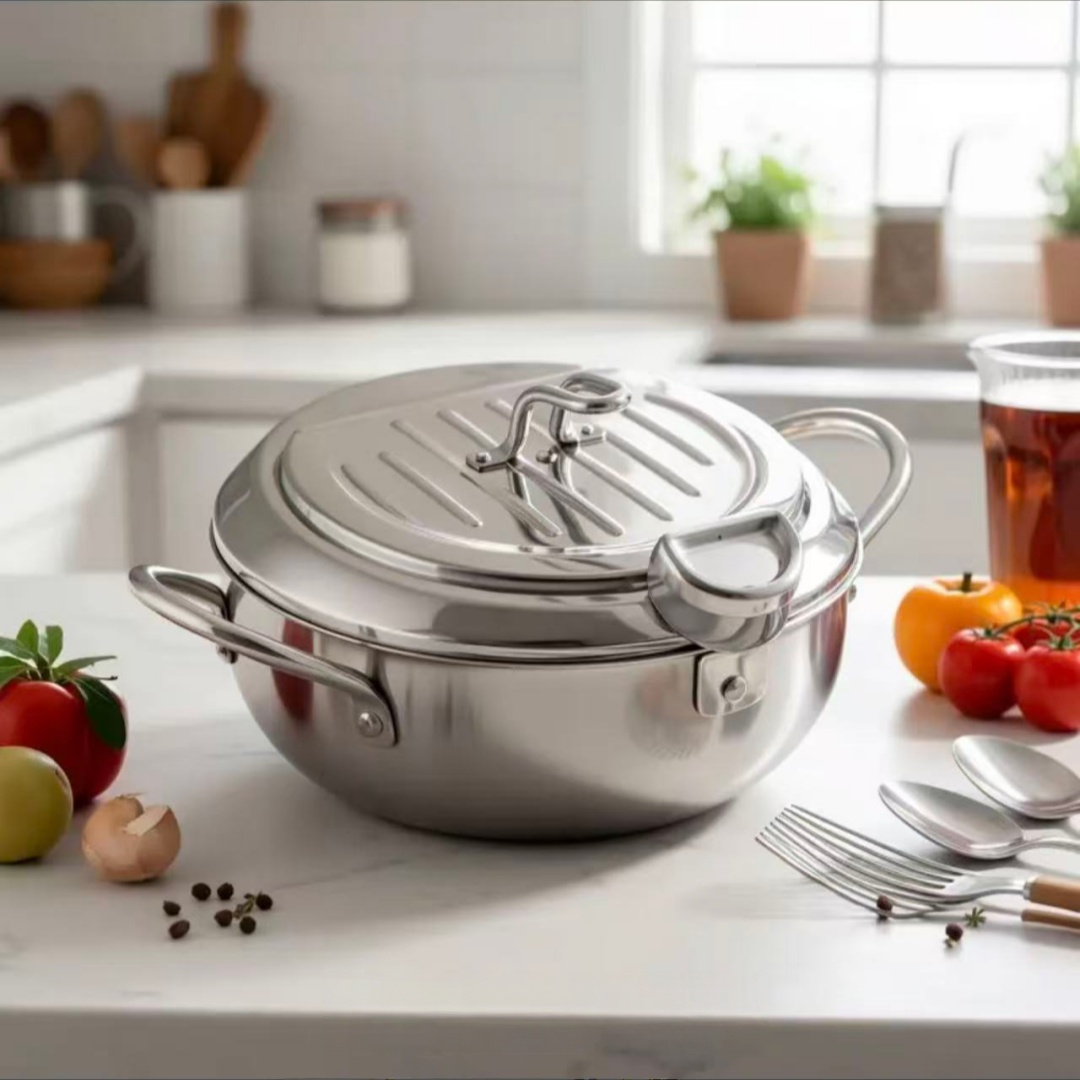 Stainless Steel Frying Pan wit - Induction Cooker recension och pris