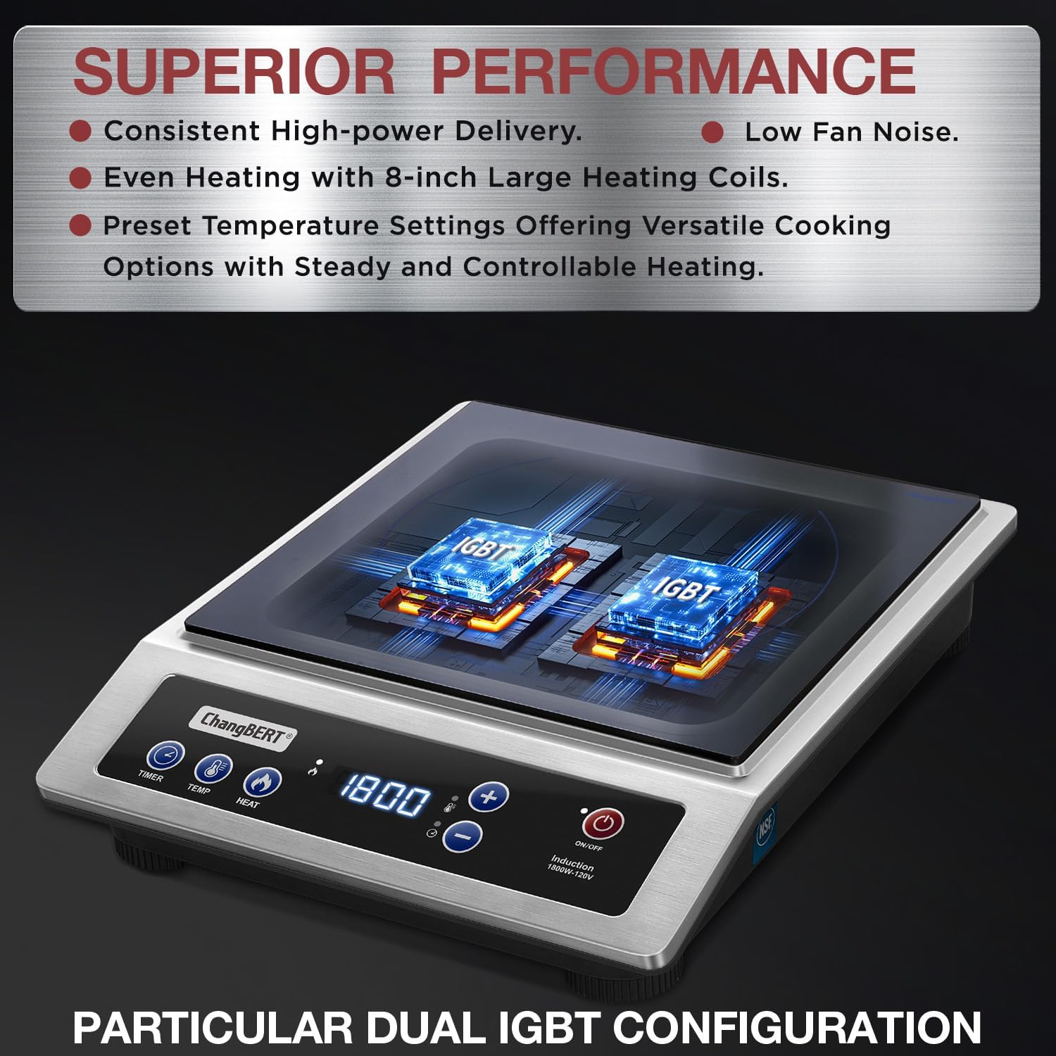 Induction Cooktop, Commercial  - Induction Cooktop Portable recension och pris